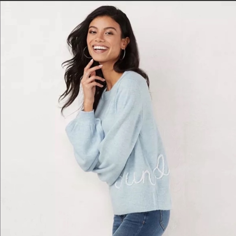 LC Lauren Conrad Sunday Sweater